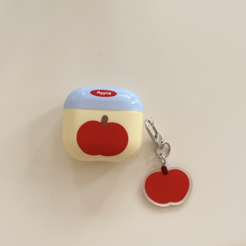 IMD rouge Apple modèle étui pour écouteurs avec pendentif pour Apple Airpods 1 Airpods 2, Pro/pro2 Airpods 3 Airpods 4: 3XS