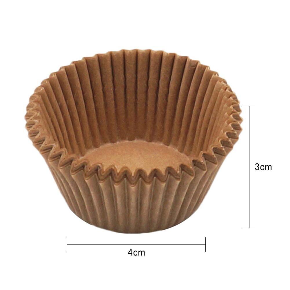Waasoscon 100 stuks/pak thuis keuken bakgerei taartgereedschap mini papieren cupcakevorm bruiloftspapier muffinvormpjes bakvormpjes