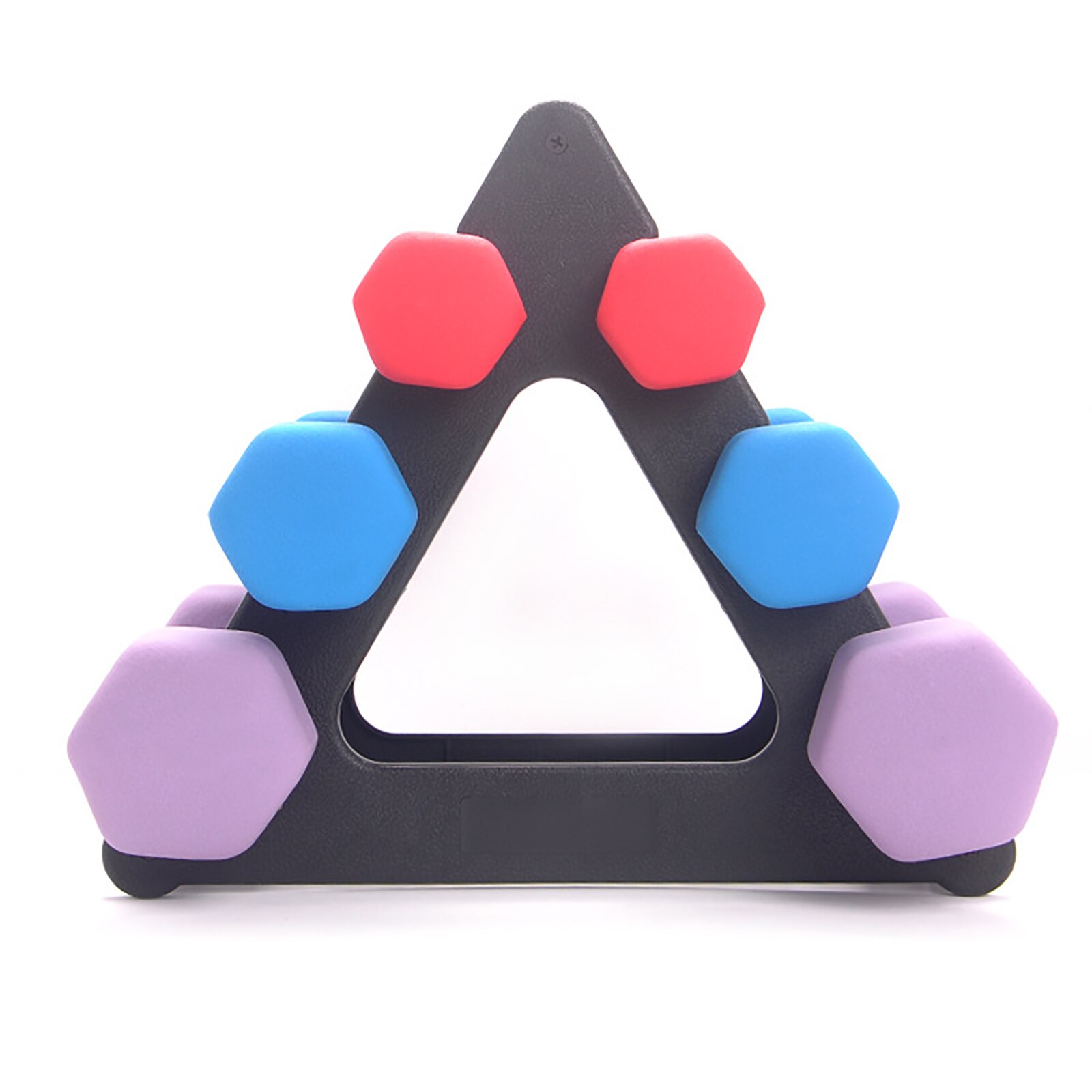 3-Tier Weight Lifting Rack Stands Dumbbell Weightlifting Holder Dumbbell Floor Bracket Home Exercise Accessories