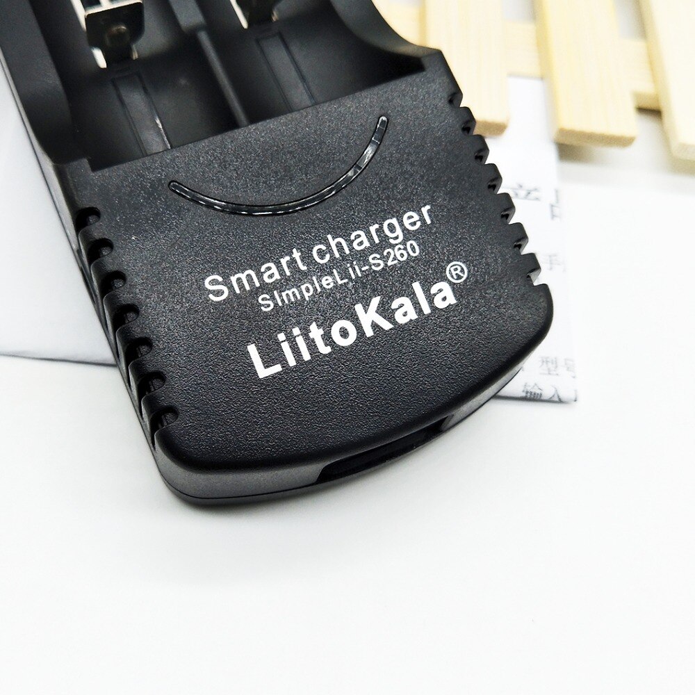 LiitoKala-cargador de batería inteligente Ni-Mh, Sii-260, 3,7 V, 18650, 26650, 18500, 16340, 1,2 V, AA /AAA, línea de CA europea,