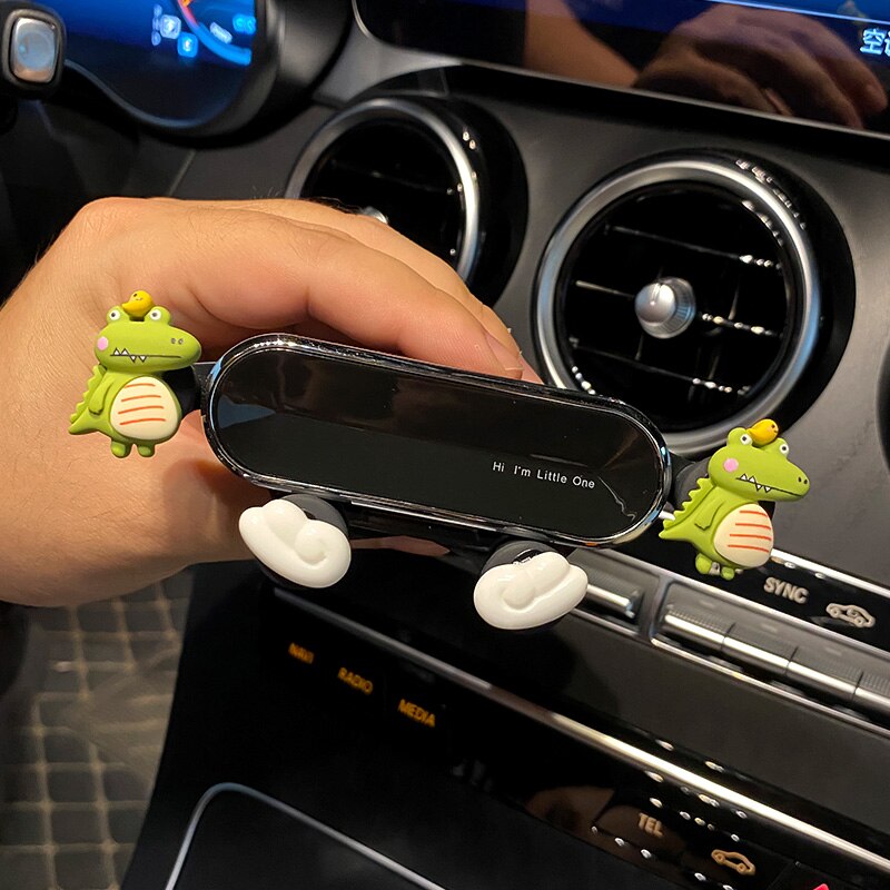 Leuke Auto Telefoon Houder Universele Auto Accessoires Airconditioning Outlet Decoratie Gps Navigatie Frame Bevestigingsbeugel: G