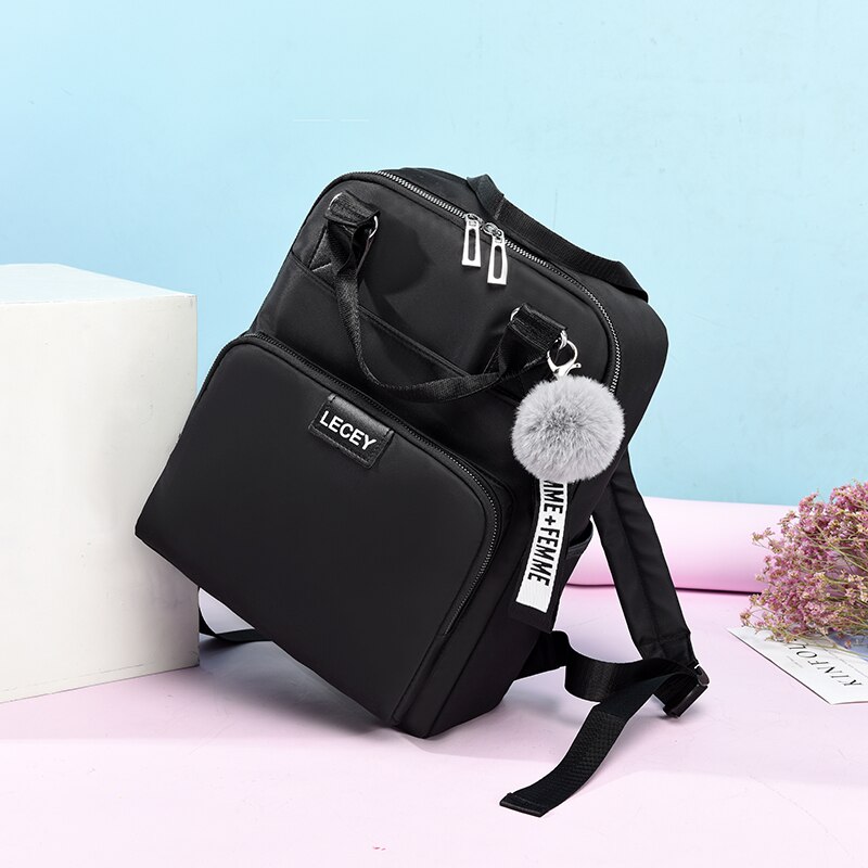 Stijlvolle Waterdichte Laptop Vrouwen Rugzak Dames Mode Rugzak Voor Meisjes Zwarte Rugzak Vrouwelijke Grote Roze Tassen Mochila