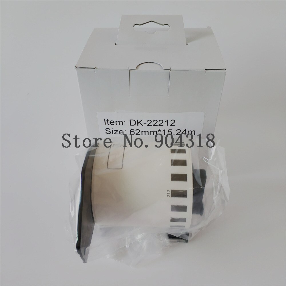 4 x Rolls Brother Compatible Etiketten DK 22212 DK-22212 DK22212 DK 2212 thermische film etiketten für QL 570 580 700 720 800 810 820