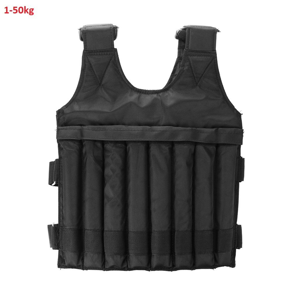 20/50Kg Loading Weighted Vest Boxing Training Thickening Exercise Waistcoat Adjustable Weight Jacket Invisible Sand Boxing vest: 1-50KG