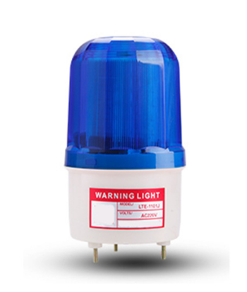 LED-1101 With voice Rotating rotary LED strobe Alarm Lamp light siren yellow blue red green LED warning light 12V 24V 110V 220V: 3XL / Blue / 220 V