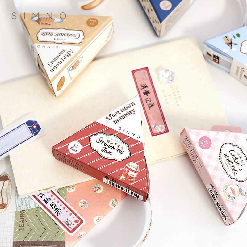 20pcs/pack Basic Frame Alphabet Stickers Cute Paper Tape Diy Decoration Scrapbooking Planner Handmade Label Stationery Kawaii