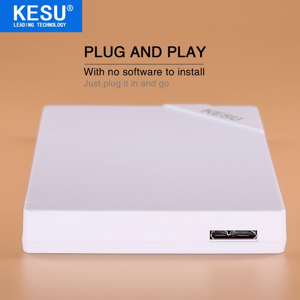 Original Kesu 2.5 ''USB 3.0 disque dur externe 1 to HDD 2 to externe Disco HD périphériques de stockage de disque ordinateur de bureau PS4 XBox