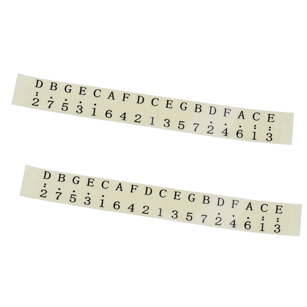 17 Key Kalimba Mbira Musical Scale Key Stickers Kalimba Thumb Piano Finger Percussion Instruments & Gear Access