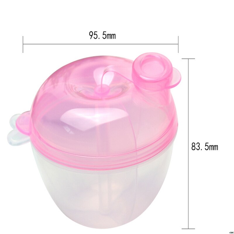 1pc bærbar baby spædbarn mælkepulver formel dispenser container opbevaringsboks
