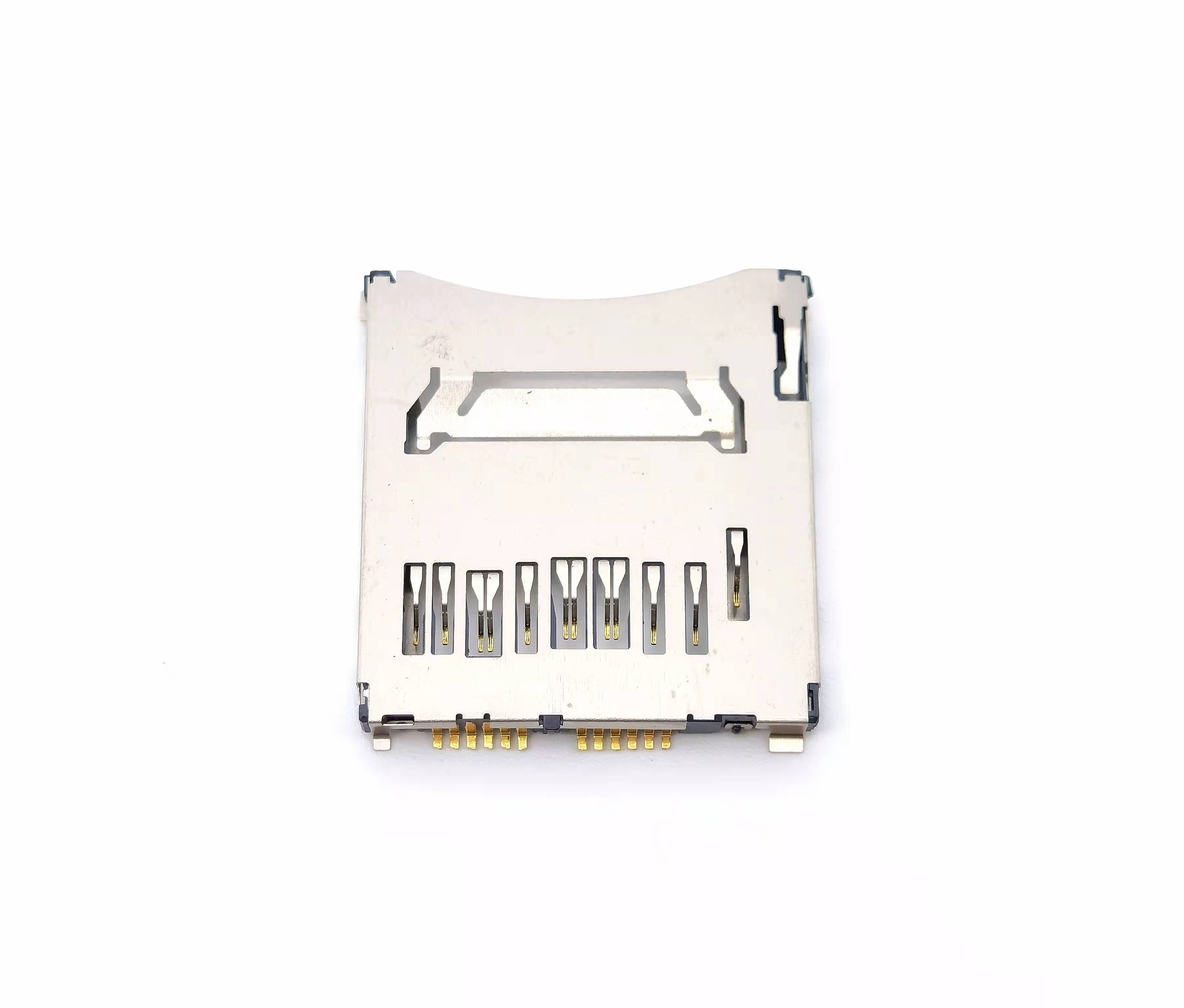 1PCS SD Memory Card Slot Component Reader Holder Assembly for NIKON D3300 D810 D750 card slot