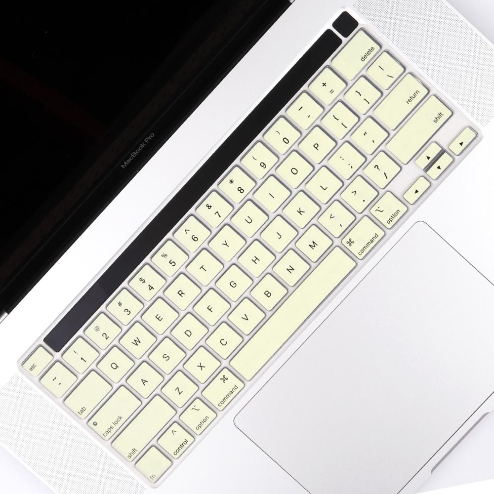 Gradient Farbe Tastatur Abdeckung für MacBook Profi 13 zoll Modell A2289 mit berühren Bar & berühren Ich würde Tastatur Haut Film Schutz: Creme Gelb