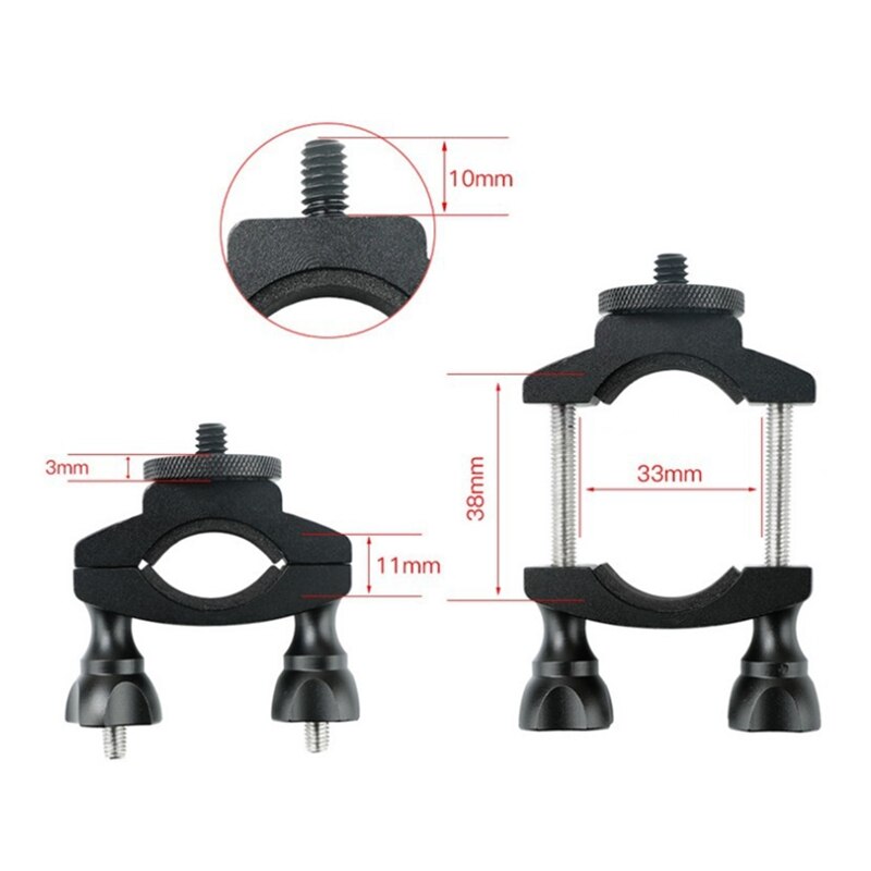 Damping Shock Absorber Mount Stand Bracket Tripod Kit Screw for Gopro Hero 8 Camera Bike Bicycle Fixed