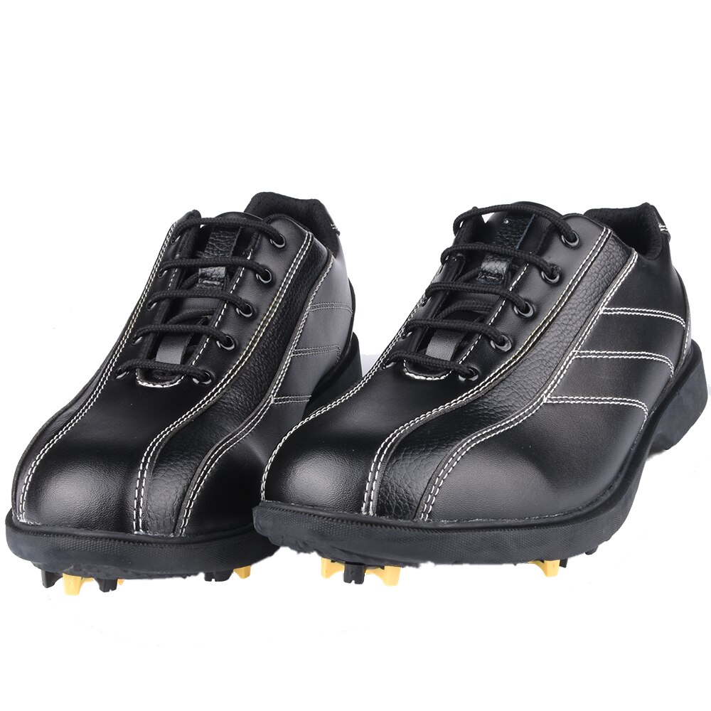 Zapatos de golf profesionales para hombre, zapatillas deportivas de golf impermeables con pinchos