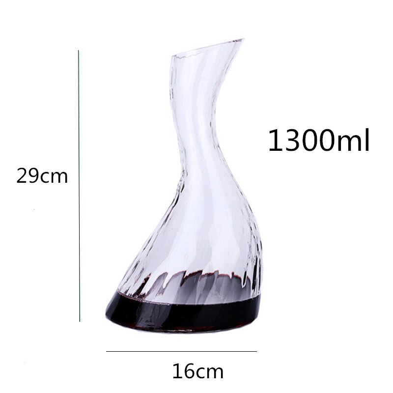 1300ml stora vinkaraff kristall rödvin brandy champagneglas karaff flaska kanna hällare luftare för bar vodka cocktail