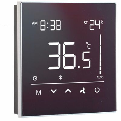Central Air Conditioning LCD Thermostat Intelligent Fan Coil Wifi Remote Control Panel Three-speed Switch Wire Controller