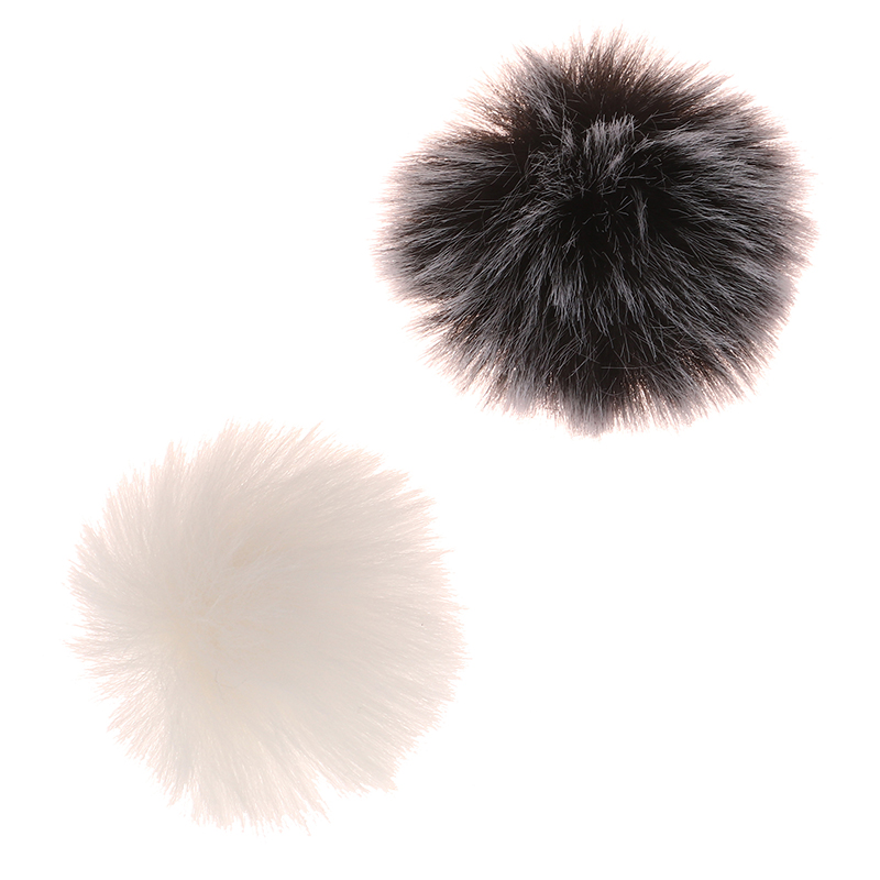 Universele Revers Mic Harige Windscherm Bont Windscherm Windkap Zachte Comfortabele Revers Lavalier Microfoons Cover