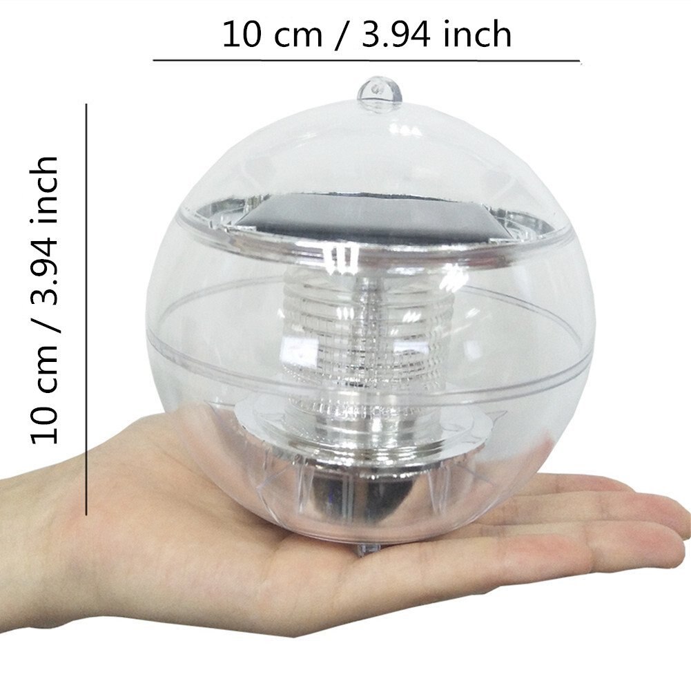 Solar- Schwimm Licht Farbwechsel LED Globus Wasser Drift Nacht Licht Garten Lansdscape Dekorationen Licht für Schwimmbad