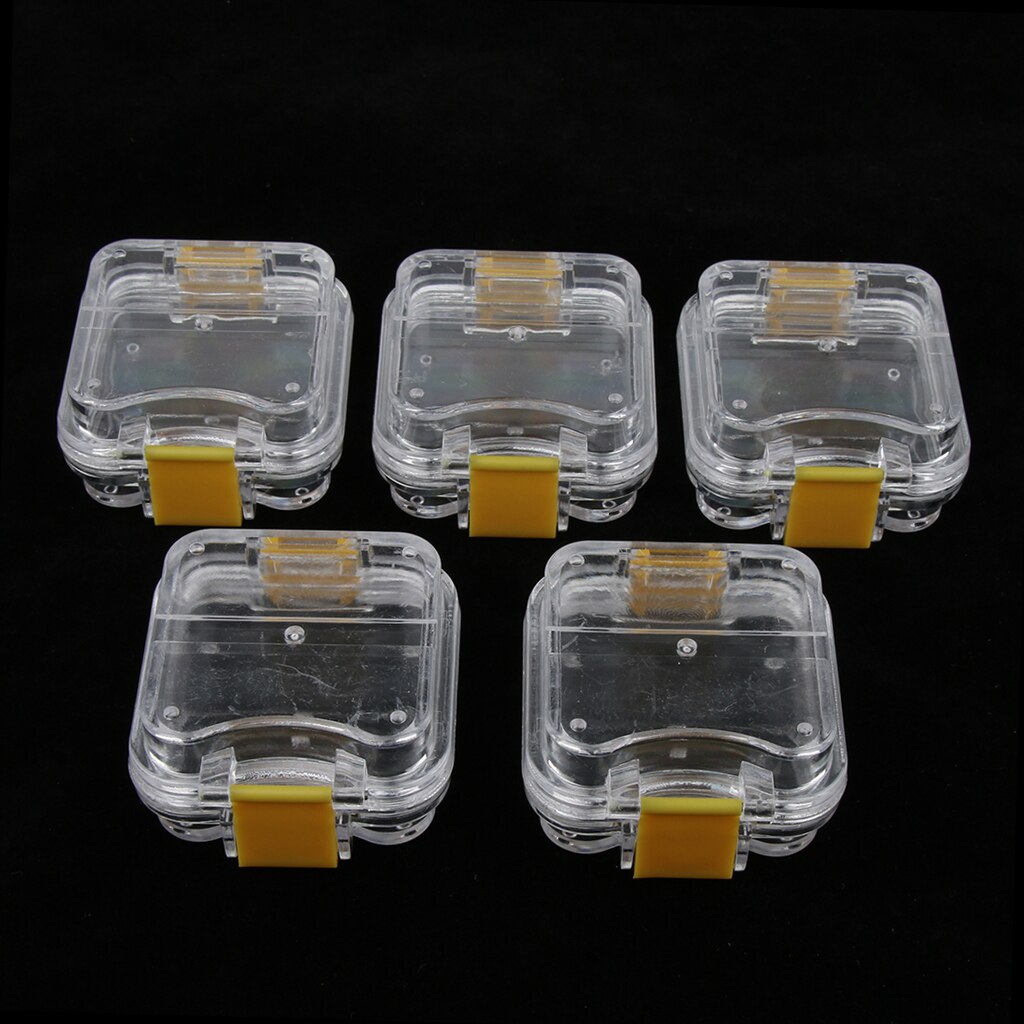 5x Retainer Denture Box Mouthguard Case Teeth Guard Case Clear