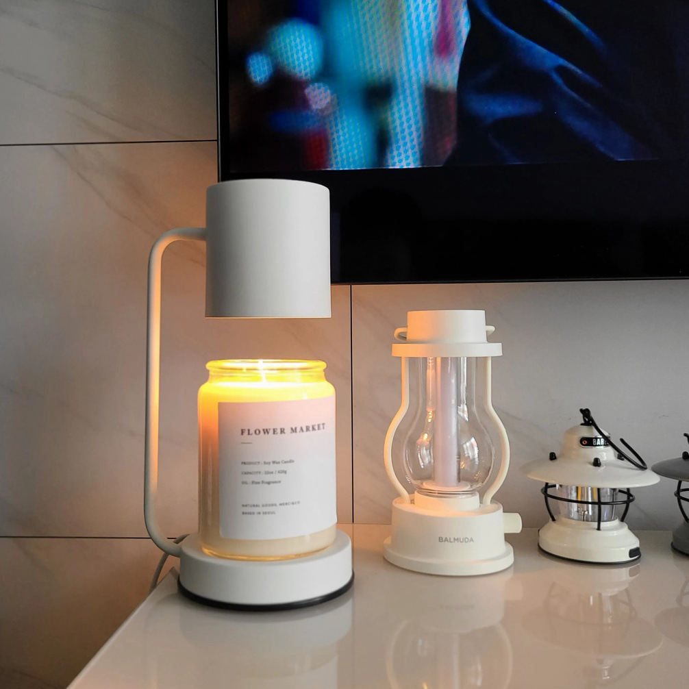 Nordic Schmelzen Wachs Lampe Moderne Dimmbare Elektrische Kerze Wärmer Lampe Timing Schalter Duft Licht Schreibtisch Dekor Beleuchtung