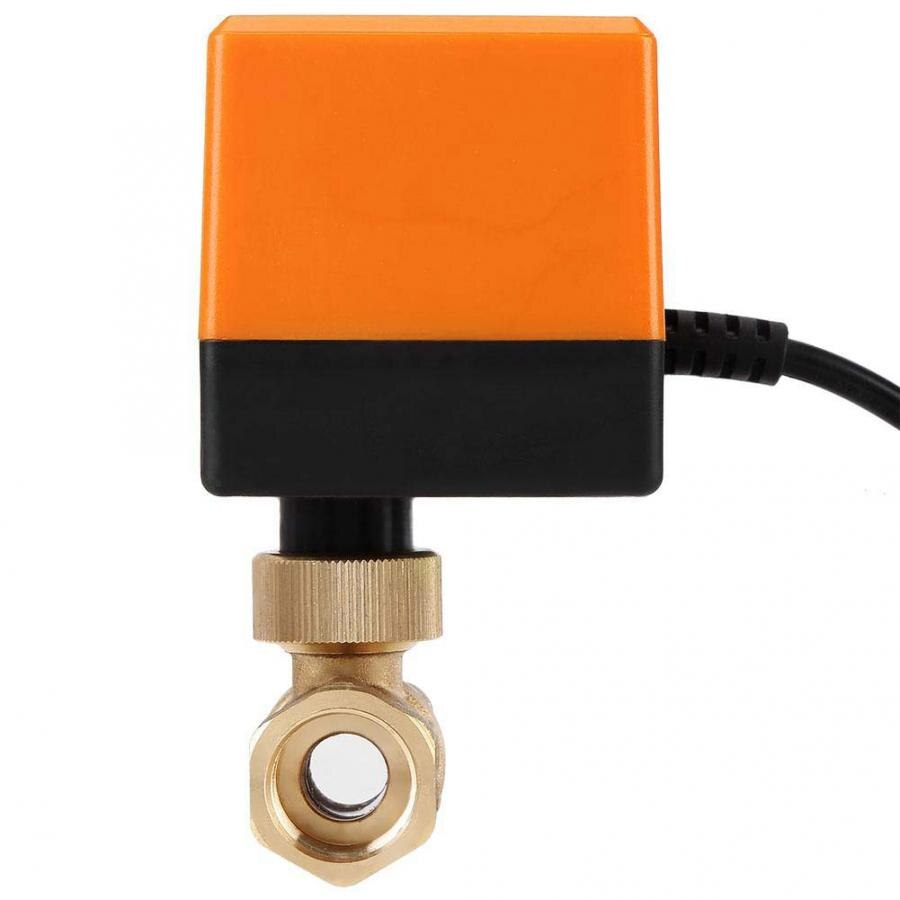 Robinet à bille électrique en laiton 220V DN15 DN25 | 2 voies, 3 fils, vanne d'eau et de gaz, fil 1,6mpa, Rotation de 90 degrés