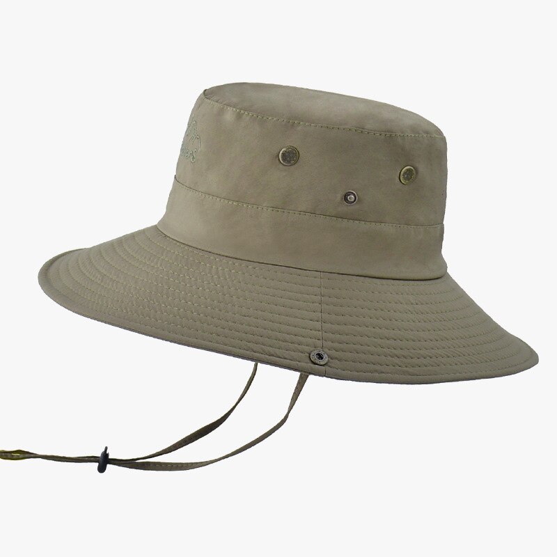 Sombrero de cubo sólido para mujer y hombre, visera de viaje, sombrero para el sol, pareja, trueno, ala ancha, protección UV, visera al aire libre, pesca, novedad: Army green