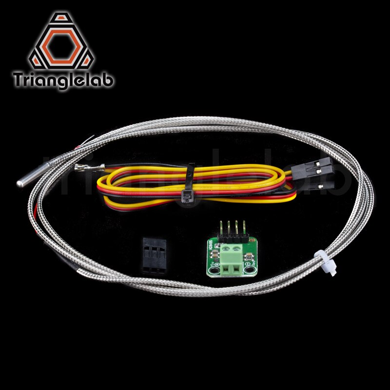 Trianglelab T-K500 Thermocouple sensor 500℃ PEI PEEK high temperature 3D printing for volcano E3D V6 HOTEND Temperature Sensor: Full set T-K500