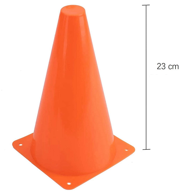 30 pcs plastic traffic cone training sign tube football training cone agile sports cone for drill football basketball