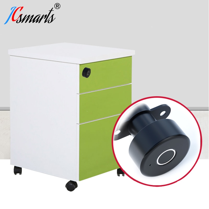 Mini Triple Drawer fingerprint Lock file cabinet bookcase gym locker wardrobe smart electronic lock for 3-level drawer