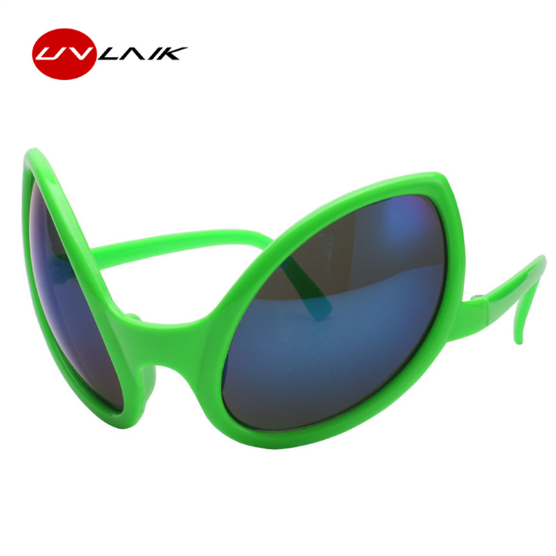 UVLAIK Funny Alien Eyes Sunglasses Men Costume Mask Novelty Glasses Women Party Supplies Decoration Photobooth Props