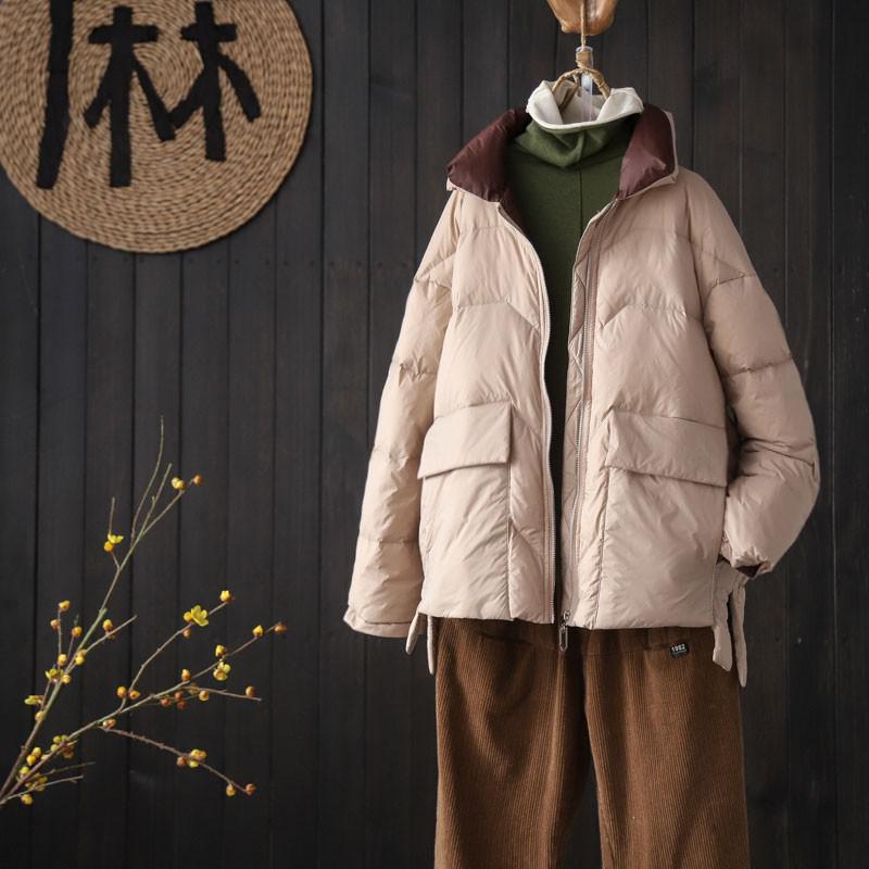 Herfst Winter Warme Trui Vest Heren Fleece Ritssluiting Opstaande Kraag Gebreid Dikke Truien Jas, Beige, M