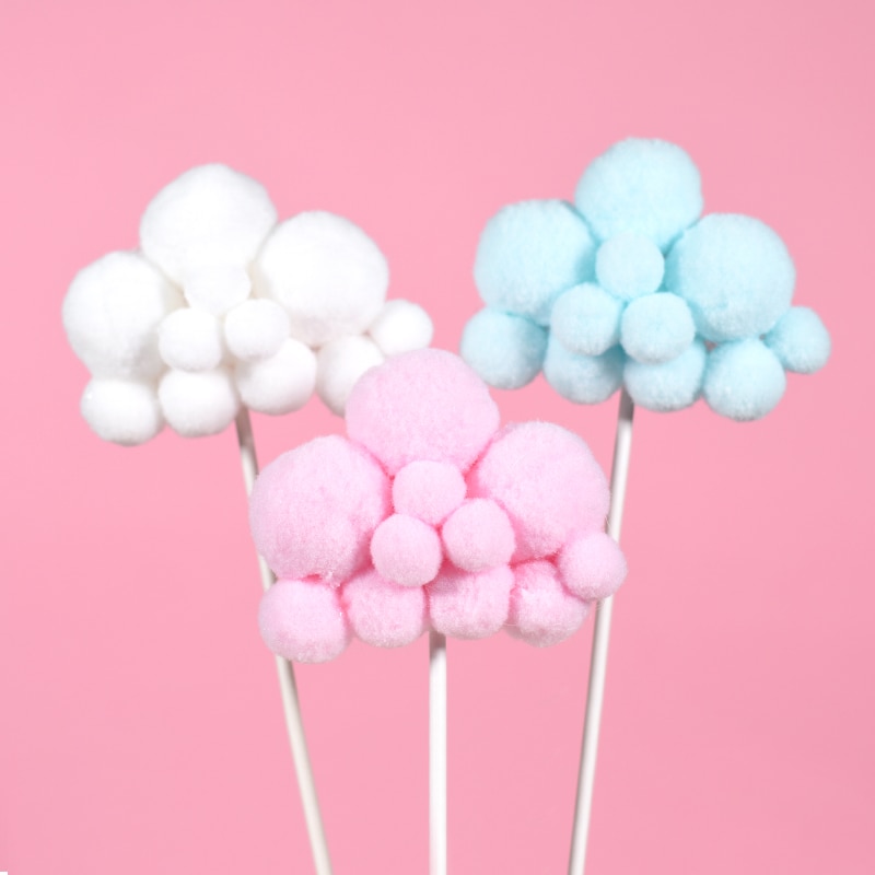 Cakesmile balloon cloud cake topper cupcake party for baking birthday decoration cake decorating tools baking accessories