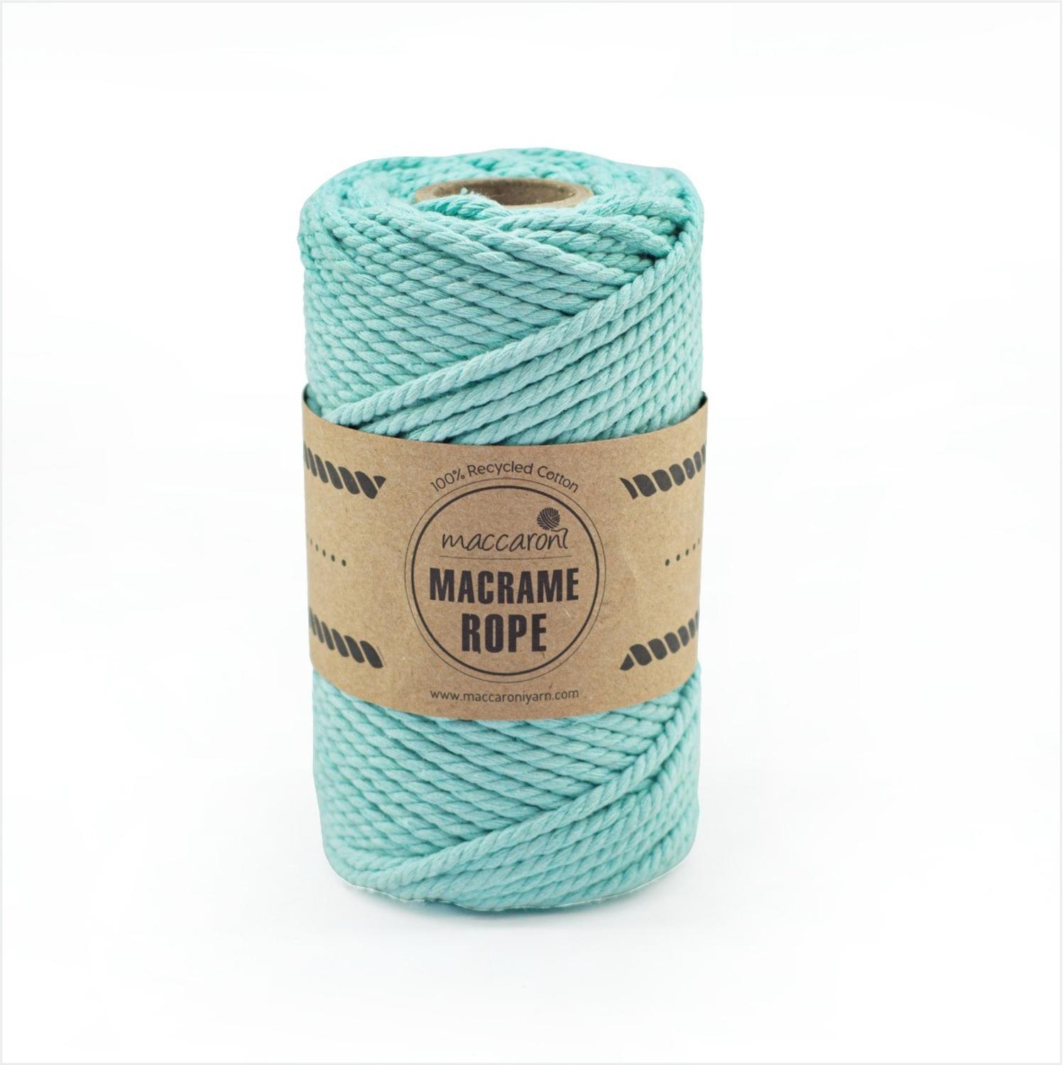 Maccaroni Macrame Rope Yarn 4 mm 250 Gr