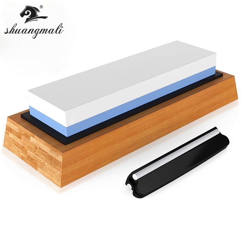 Pro 1000 3000 6000 800 Grit herramienta de cocina afilador de cuchillos piedra de afilar piedras de afilar Sistema de piedra de agua pulido de piedra