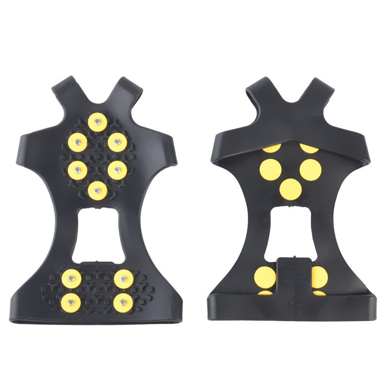 10 stk sko spiker stegjern tann fjellklatring sklisikre skosett anti-skli sko isgripere klosser pigger glace