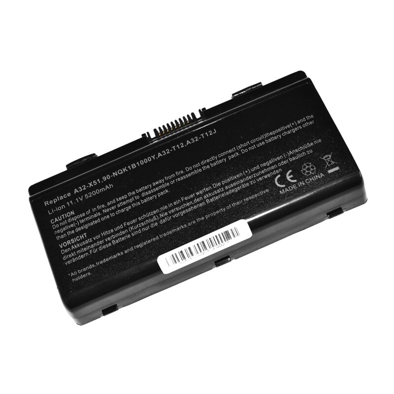 Apexway-Batería de portátil de 6 celdas, X51L, X51R, X51RL, para Asus A32-X51, 90-NQK1B1000Y, A32-T12, T12Fg, T12Ug, X51C, X51H