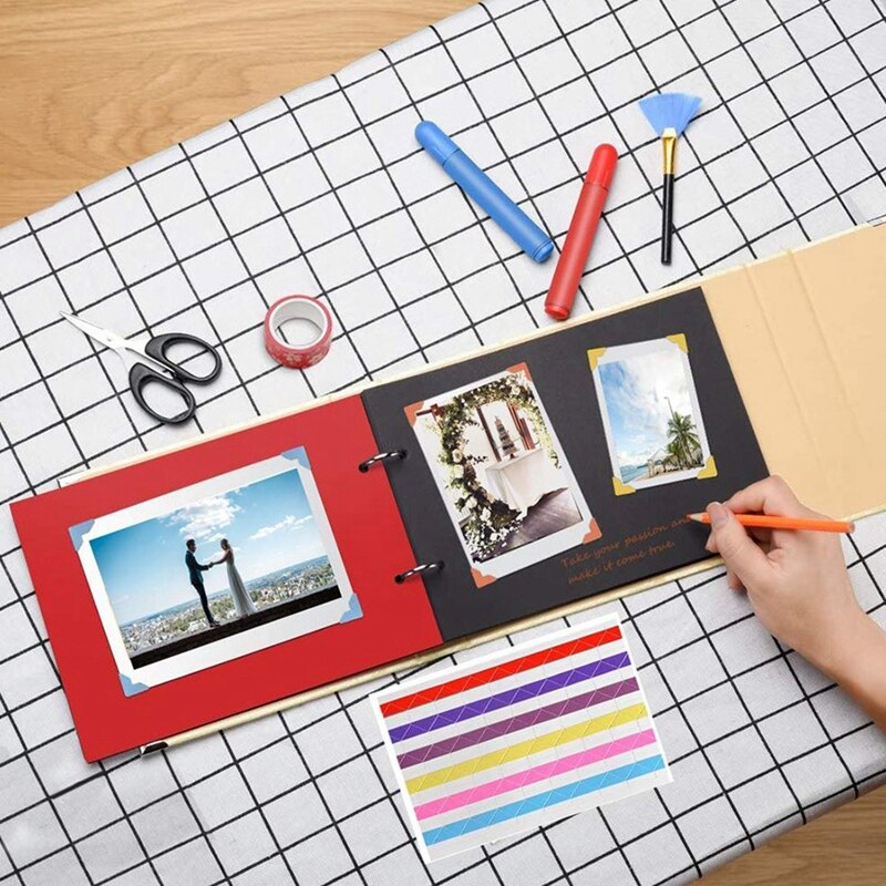 BMBY-Herz DIY Sammelalbum Fotoalbum Hochzeit Jahrestag Valentinstag Hochzeit Geburtstag Familie Album Speicher Bücher