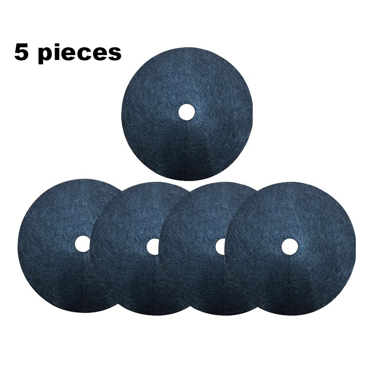 Tree Protection Mats Ecological Control Cloth Mulch Ring Round Barrier Plant Cover for Indoor Outdoor Gardens: 27cmx4cm / 5 pieces