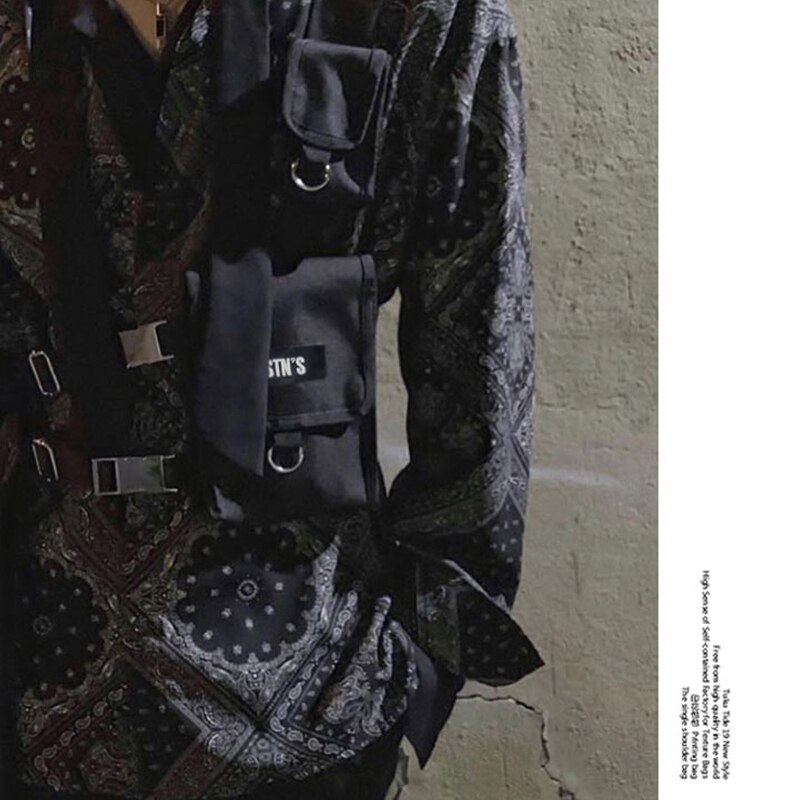-tide cool koppel borsttas heuptas vest streetwear tas straat borsttas casual schouder messenger bag