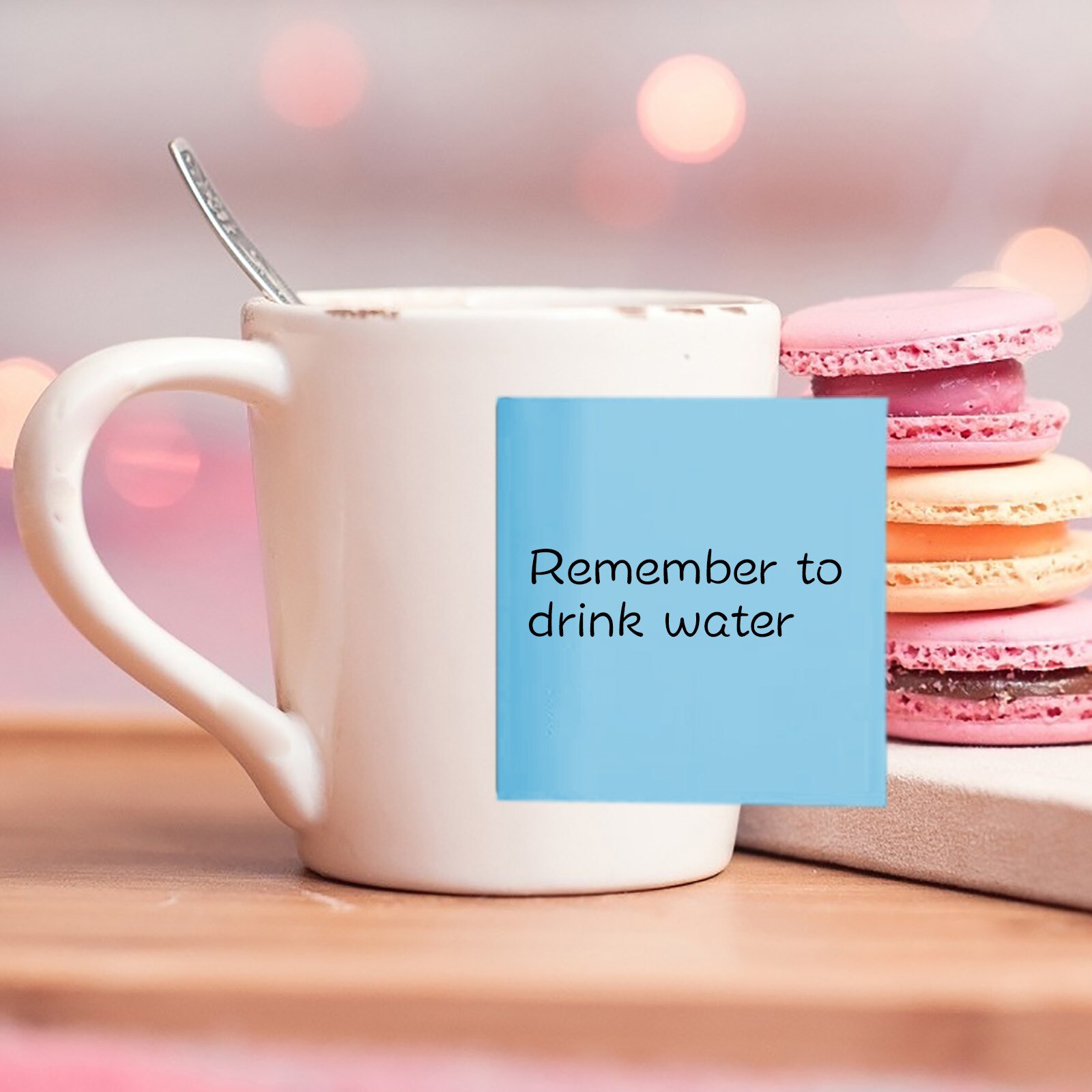 100 Sheet Solid Color Memo Pad Students Sticky Notes Self-Stick Notepad Office Planner School Stationery Supplies