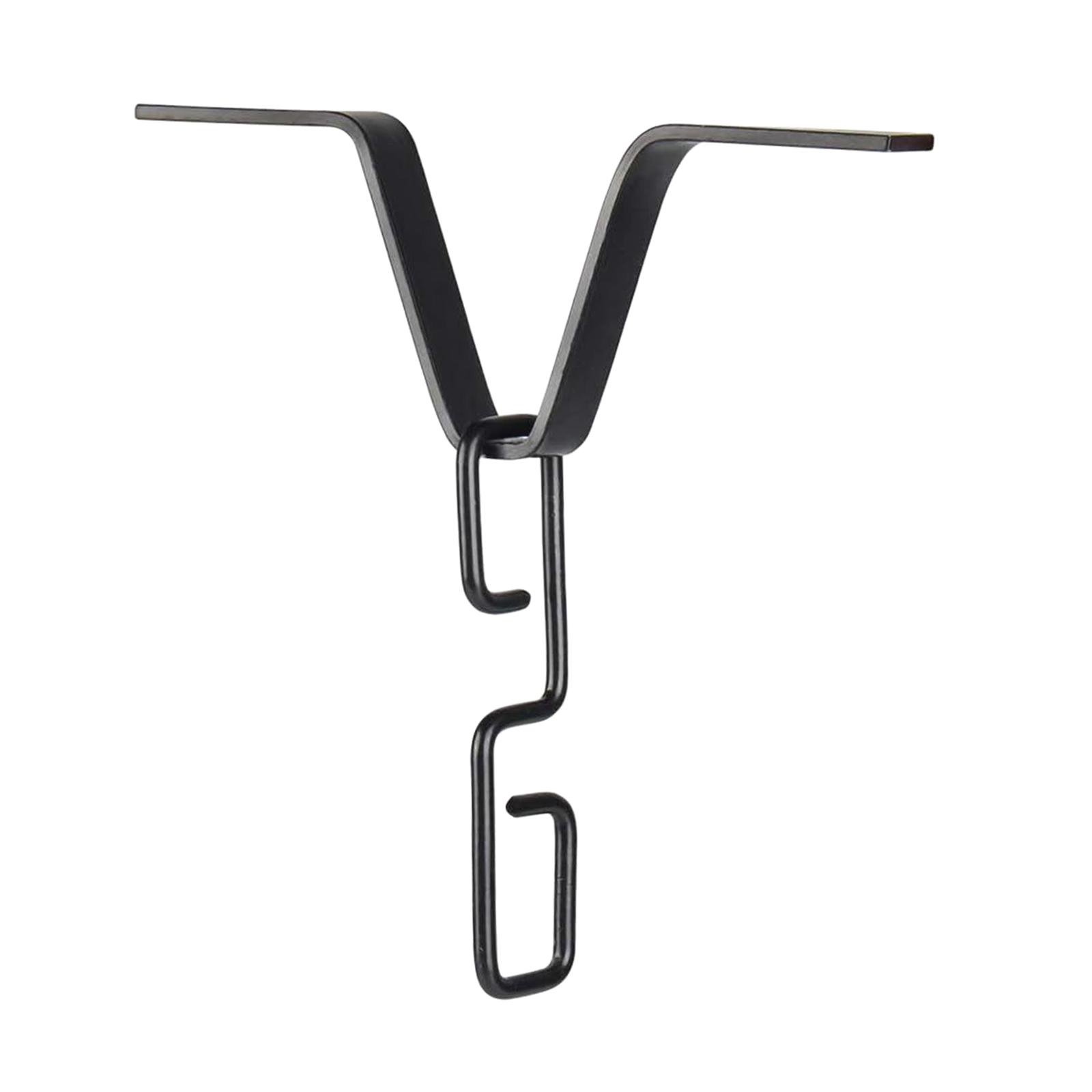 Ain Ketting Goten Adapter Clip V-Vormige Haak Hanger Systeem Accessoires, Stevig, Roestvast, Regen Ketting V Haak: Black
