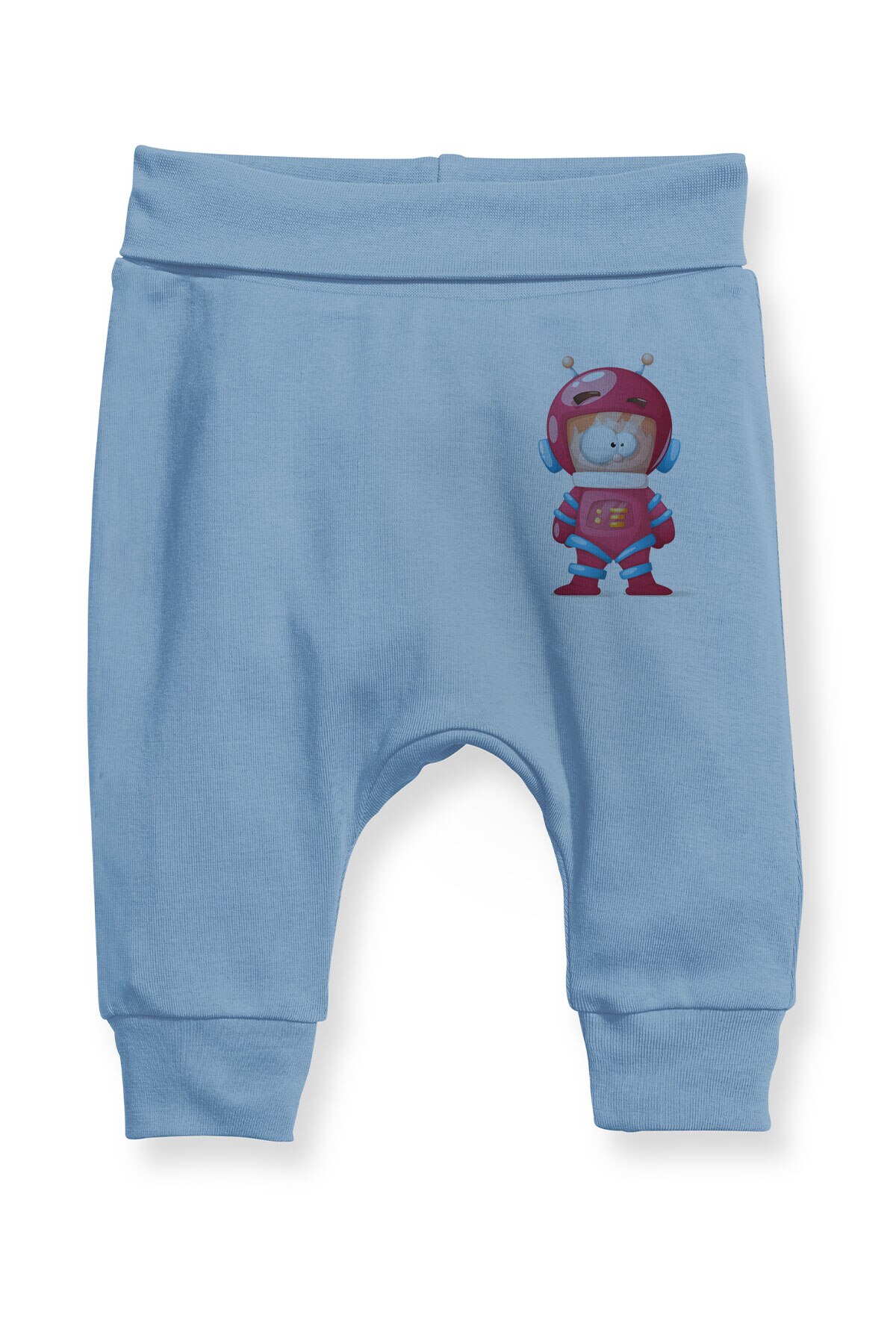 Angemiel Baby Astranot Child Baby Boy Harem Pants Pantalon Blue