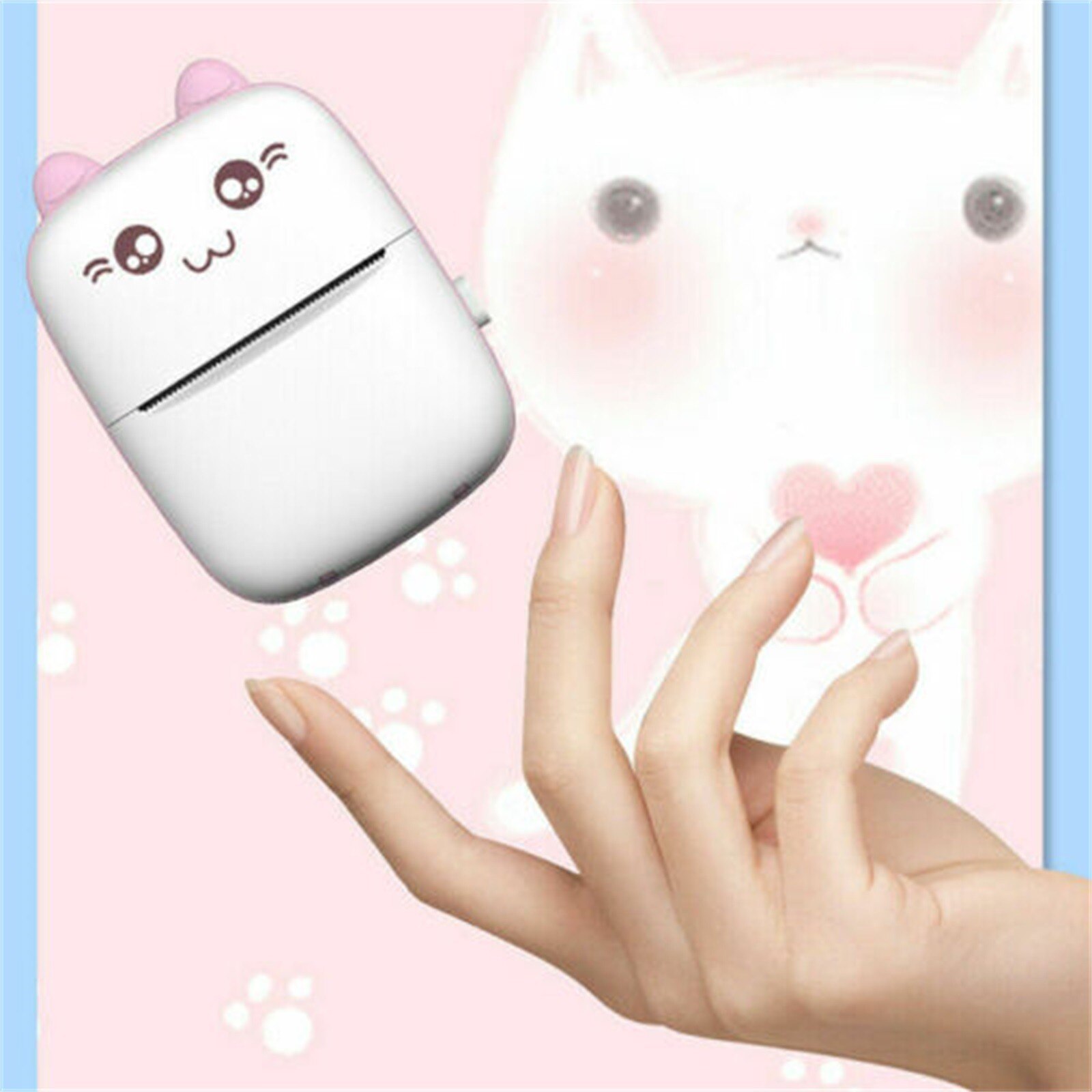 Thermal Portable Bluetooth Printer 58mm Mini Wireless POS Image Photo For Phone For Android IOS Mobile Phone Paper Tools