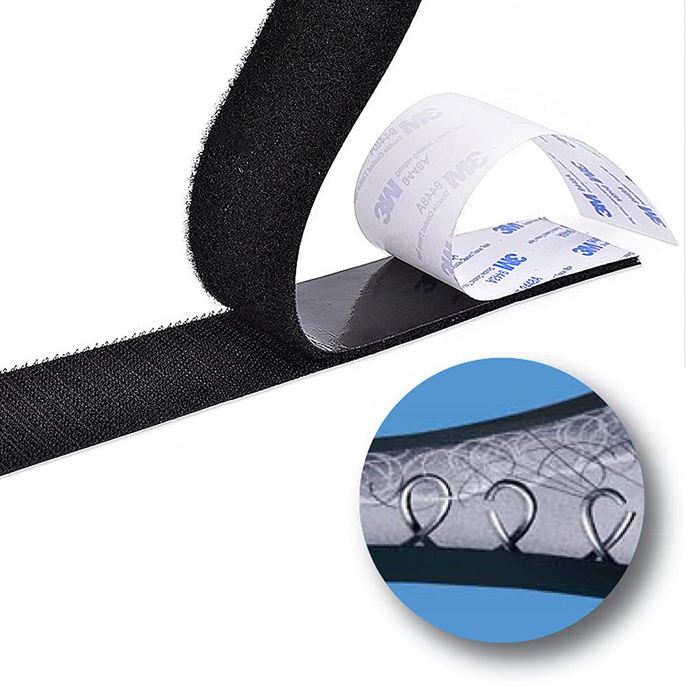1M/Pair Self Adhesive Hook And Loop Tape16/20/25/30/38/50mm Sticky Nylon Fabric Adhesive Fastener Tape For DIY Accessories