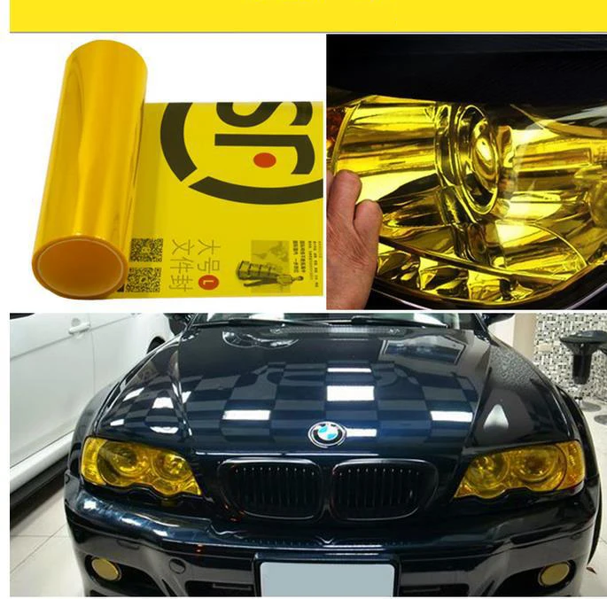 Car Headlight Taillight Protective Film Tint Vinyl Film Auto Lamp Film Sticker Sheet Color-Changing Smoke Matt Rear Fog Stickers: Red