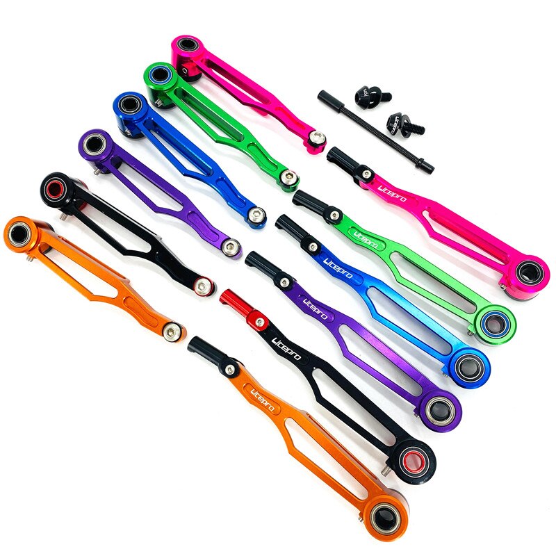 Litepro bmx sammenleggbar sykkel v-brems 82mm korte armer 108mm lange armer aluminiumslegering cnc hul ultralett v-bremsfeste