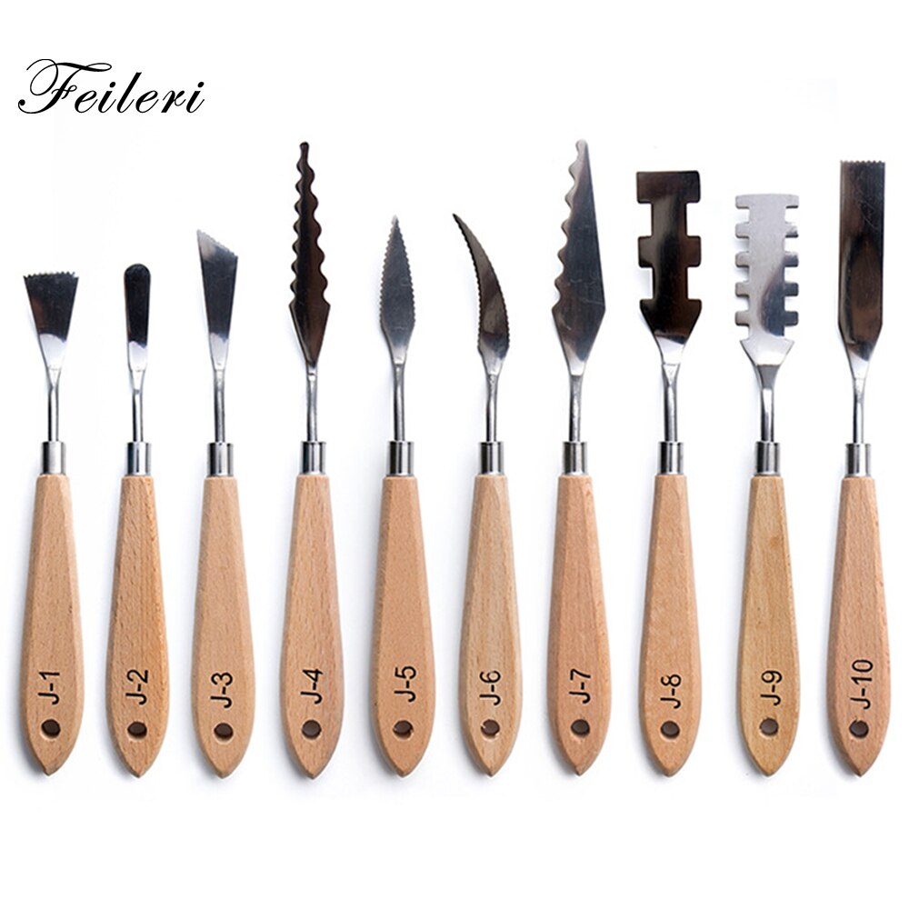Pigment Paint Art Draw Spatula Tool Scraper Knife Texture Painter Palette Oil Mix Scrape Drawer Watercolor Student
