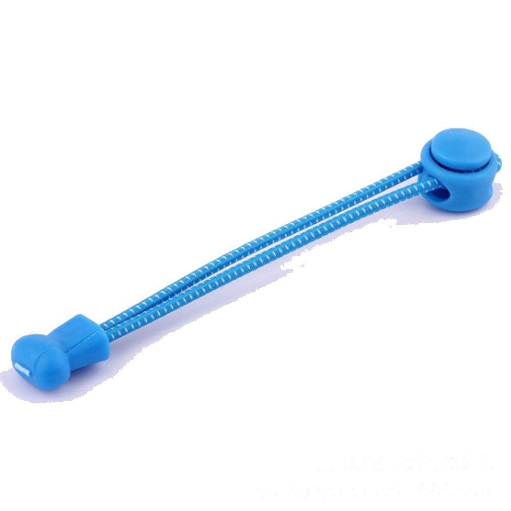 1 pièces lacets paresseux élastique sans attache verrouillage lacets ronds pour garçons et filles fermeture rapide lacets et lacet rond: Bleu