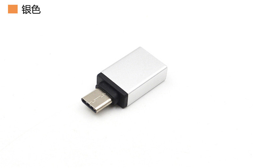 type-c til usb adapter omformer metall usb 3.0 hun til usb 3.1 type c hann synkroniseringsdatakonverter usb-c otg adapter 20 a 16: B