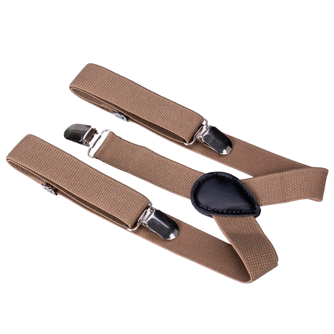 Bebê meninos meninas clip-on suspensor y-back criança suspensórios elásticos 8 cores acessórios gerais: Khaki