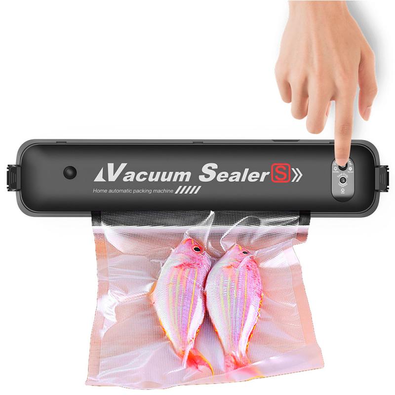 Huishoudelijke Droog Nat Food Vacuum Sealer Verpakking Machine Film Sealer Vacuüm Verpakker Inclusief 15Pcs Zakken